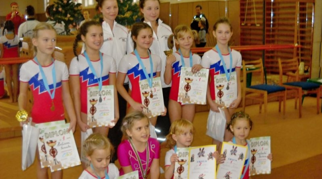 Šumperské gymnastky zakončily rok a přivezly cenné medaile