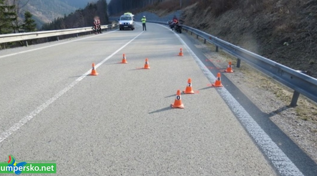 Střet motorkářů na Jesenicku. Kawasaki vs Honda