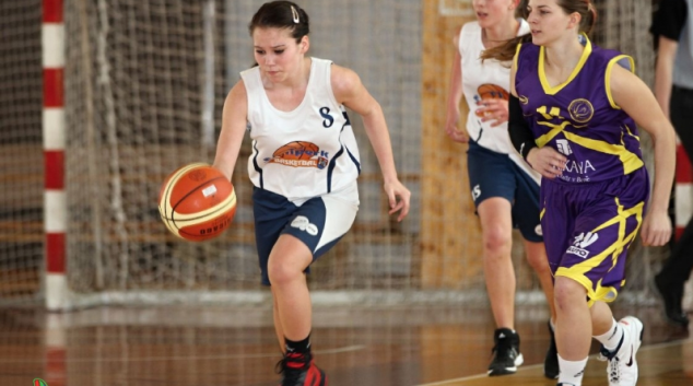 BASKET ŽAČKY:TJ Šumperk vs TJ Jiskra Kyjov