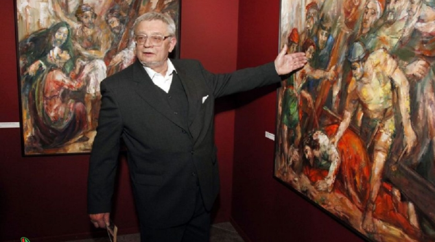 Šumperský malíř Bartoš vystavuje figurální tvorbu v Olomouci