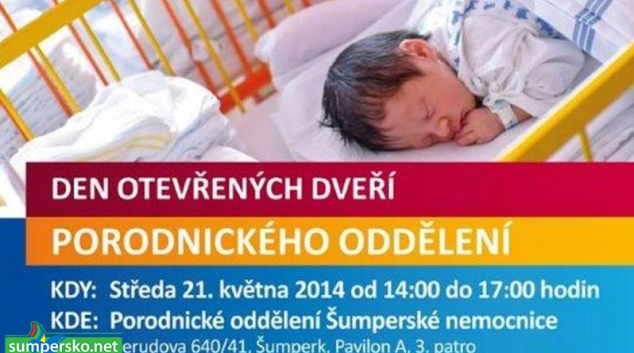 Šumperská porodnice otevře své dveře budoucím maminkám