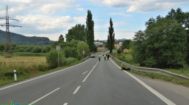 AKTUALIZOVÁNO:Rychlá jízda motorkáře přes Bludovský kopec skončila smrtí cyklisty