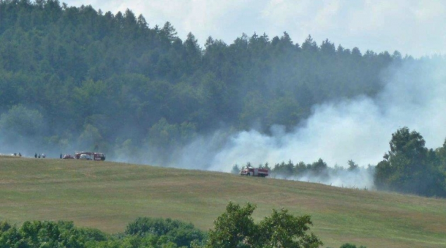 V Olomouckém kraji bylo v sobotu 5 výjezdů kvůli ohni