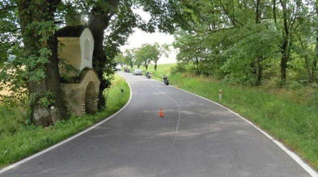 Motorkář z Děčína se těžce zranil na Jesenicku