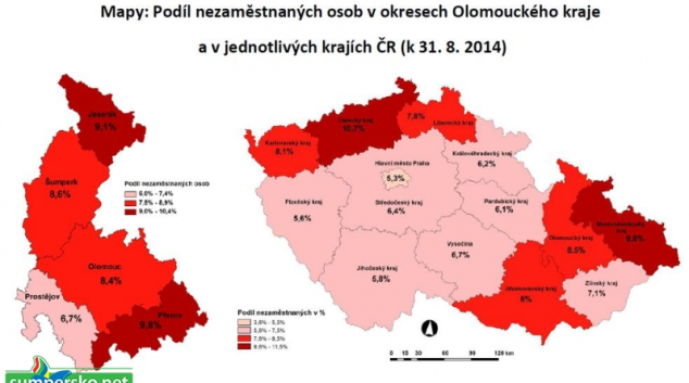 V Olomouckém kraji se zvýšil počet volných pracovních míst