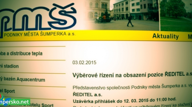 Kdo usedne na výbušnou židli ředitele Podniků města Šumperka?