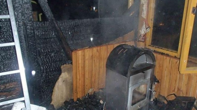Technická závadě na topidle zavinila požár zahradní chatky v Zábřehu