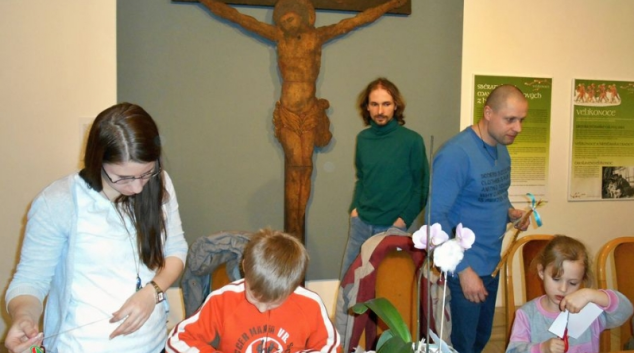 V muzeu se děti připravovaly na Velikonoce