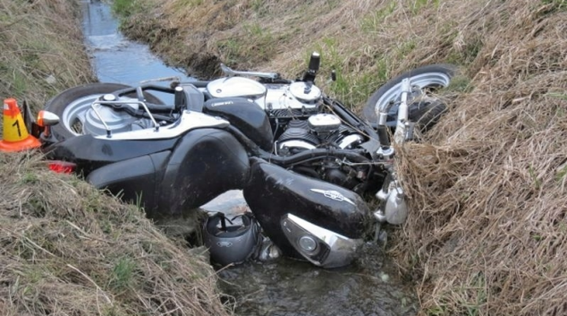 Zloděj si kradené motorky užil jen pár minut