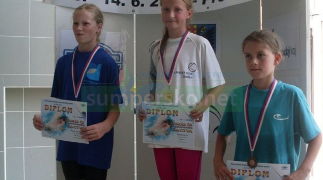 Zábřežská plavkyně Iva Gieselová získala zlato