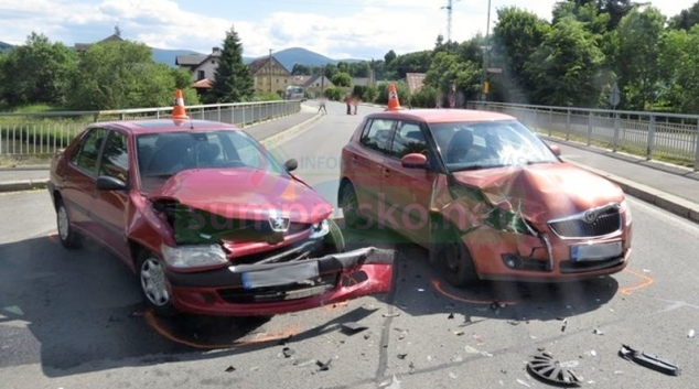 Mladá řidička v Bělé pod Pradědem nedala přednost v jízdě