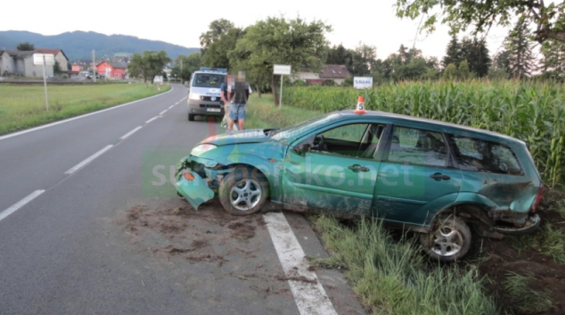 Řidič havaroval před Rapotínem