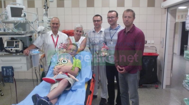 Hračka Kryštůfek pomáhá dětem i ve FN Olomouc