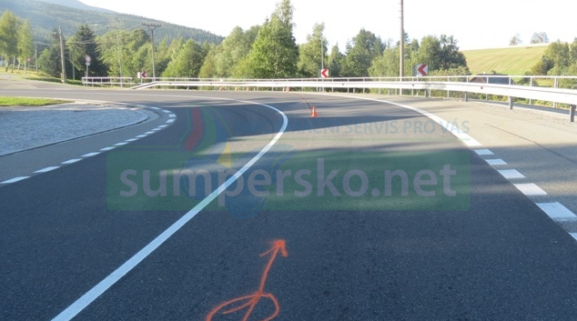 Motorkář havaroval před Červenohorským sedlem