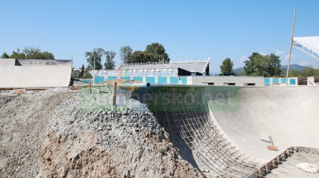 Skatepark v Šumperku nabral výrazné zpoždění