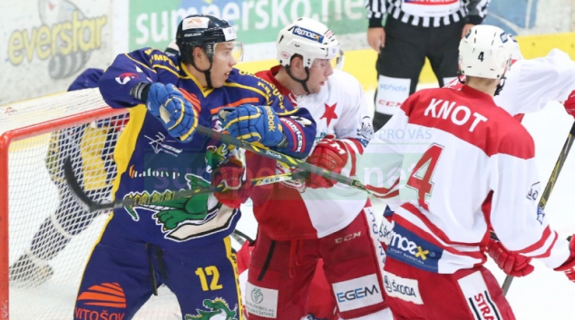 HOKEJ: Salith Šumperk vs HC Slavia Praha 0:6