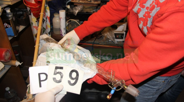 FOTO: Policie odhalila na Šumpersku varnu pervitinu