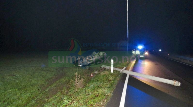Podnapilý muž ze Zábřežska havaroval za Raškovem