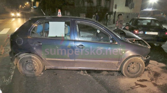 Mladá řidička v Šumperku nedala přednost