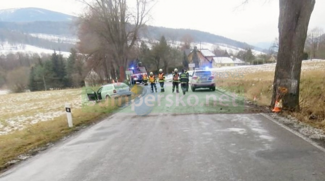 Řidič na Jesenicku ještě v lednu nestačil vozidlo „přezout“ na zimní