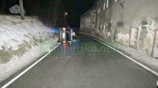 Řidič projížděl obcí Branná příliš rychle