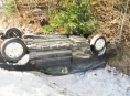 Sjeté pneumatiky se vymstily řidiči na Jesenicku