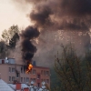 Šternberk - požár bytu si vyžádal evakuaci 100 osob      foto: Antonín G.