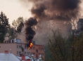 Požár bytu ve Šternberku si vyžádal evakuaci 100 osob