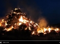 VIDEO: Požár stohu u Želechovic má na svědomí hra dětí s ohněm