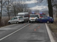 AKTUALIZOVÁNO! Na Šumpersku se staly na stejném místě dvě dopravní nehody