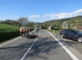 Řidička v Sobotíně přehlédla protijedoucího motorkáře