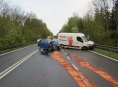 Havárie čtyř vozidel na Mohelnicku