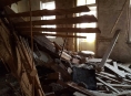 V centru Olomouce se propadl strop v rekonstruovaném bytě