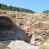 Nad dolní nádrží Dlouhých strání se vyztužuje skalní svah      zdroj foto: V. Sobol