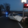 Vikýřovice - nehoda na železničním přejezdu     zdroj foto: PČR