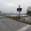 Šumpersko - poškozené zabezpečovací zařízení železničního přejezdu      zdroj foto: PČR