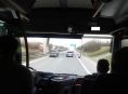 Policisté z autobusů kontrolovali řidiče na dálnicích Olomouckého kraje