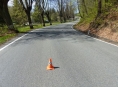 Třiaosmdesátiletý motorista na Jesenicku ujížděl od nehody