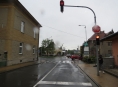 Křižovatkou projel řidič v Šumperku „na červenou“
