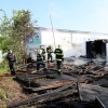 V Šumperku vyhořela budova autobazaru   foto: šumpersko.net - M. Jeřábek