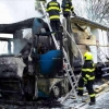 Mohelnicko - likvidace požáru hořícího kamionu      zdroj foto: HZS OLK