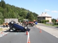 Nepozornost řidiče traktoru na Šumpersku