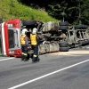 Čevenohorské sedlo - nehoda kamionu                  zdroj foto: FB HZOLK
