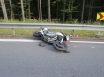 Tragická nehoda motorkáře na Šumpersku