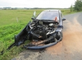 Mladý řidič u Bohuslavic podcenil rychlou jízdu