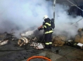 Milionová škoda zůstala po požáru v Litovli