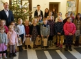 Děti ze zábřežských škol vytvářely pro město novoročenku