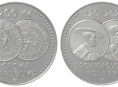 Stříbrná mince k 500. výročí jáchymovských tolarů