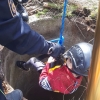 Hasiči-lezci zachránili v Šumperku dítě       zdroj foto: HZS OLK