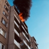 požár bytu v Šumperku                     zdroj foto: HZS OLK